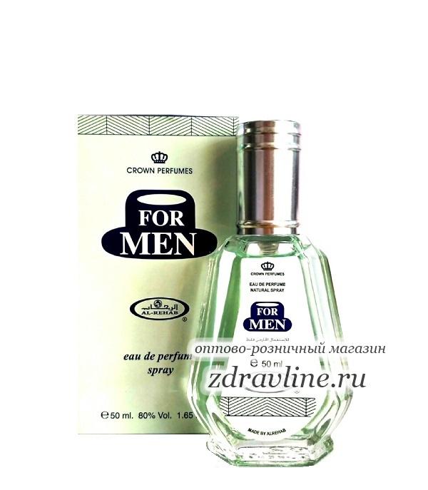 Мужские арабские духи For Men Al-Rehab, 50мл