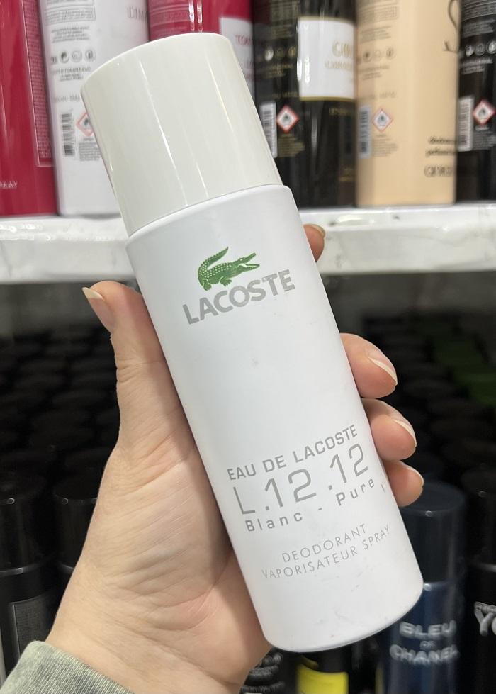 Дезодорант L.12.12 Blanc Pure по мотивам Lacoste L.12.12 Blanc Лакост Бланк 200 мл