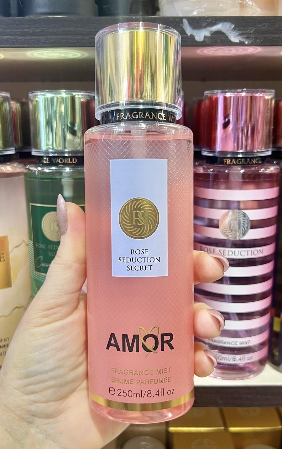 Шиммер для тела Rose Seduction Secret Amor Fagrance Mist