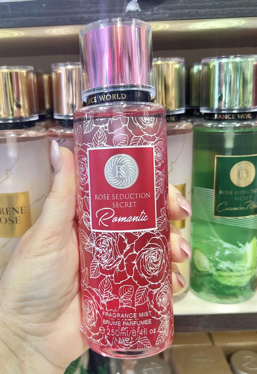 Шиммер для тела Rose Seduction Secret Romantic Fagrance Mist